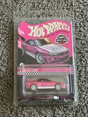 Hot Wheels Collectors 2023 RLC Nissan Skyline GT-R R34 BNR34 Pink • $94.39