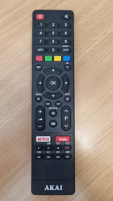 AKAI TV Remote Control AKAI AK4019NF AK4020NF Genuine Replacement • $29.95
