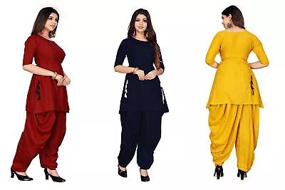 Fabulous Indian Designer Women Clothes Readymade Dhoti Kurta Sale Discount Price • $59.49