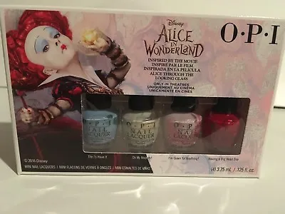 OPI Alice In Wonderland 4pc Mini Nail Polish Set *Buy 1 Get 1 FREE* • $7.99