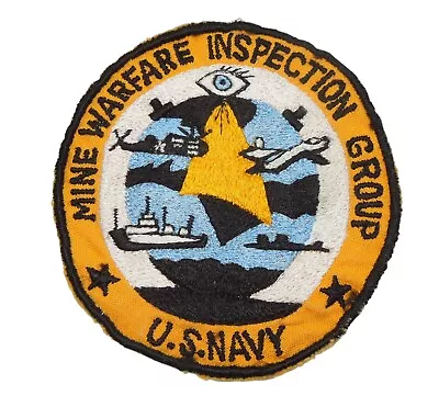 Vietnam War US Navy Japanese MadeMine Warfare Inspection Group Patch O19 • $19.99