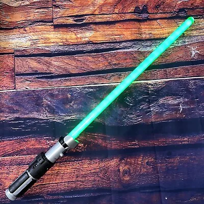 2014 Disney Store Star Wars Yoda Green Lightsaber With Sound Cosplay READ • $44.85