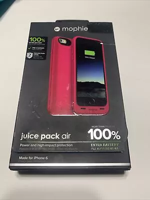 Mophie Juice Pack Air 100% External Battery Pink / Rose For IPhone 6 • $24.99