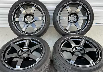 RAYS Wheels Volk Racing TE37 SAGA 18×9.5J+31 / 5H×114.3  4SET Without Tires • $3900