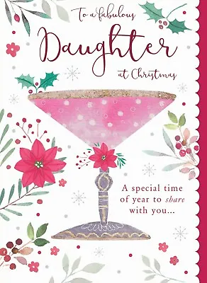 Christmas Card (Single) - Daughter • £5.64