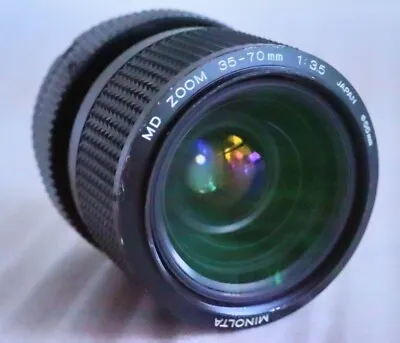Minolta New MD 35-70mm F/3.5 Zoom MF Lens From Japan • $79.90
