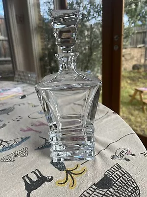 Royal Doulton Crystal Prism Decanter • $30