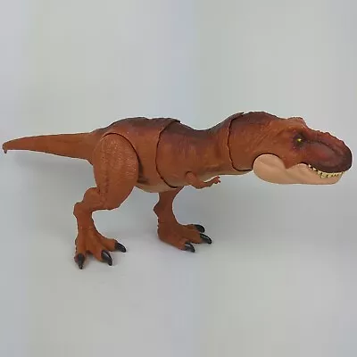 Jurassic World Stomp 'N Escape Tyrannosaurus Rex T-Rex Dinosaur Figure Toy • £17.99