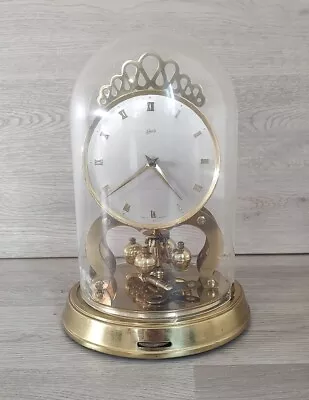 Schatz German 1000 Day Anniversary Clock W/ Key Plastic Dome  • $110