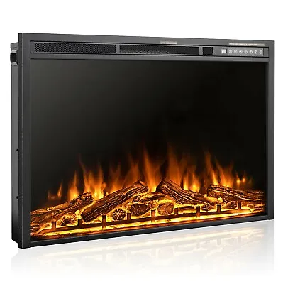 Xbeauty 34 Inch Electric Fireplace Insert Infrared Electric Fireplace • $220.99