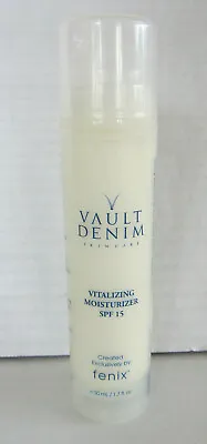 $50 • Buy Vault Denim Skincare Fenix Cosmetics Vitalizing Moisturizer SPF 15 1.7 Fl Oz