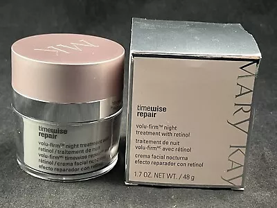 Mary Kay Timewise Repair Volu-Firm Night Treatment W/ Retinol 1.7oz  NEW In Box • $36.99