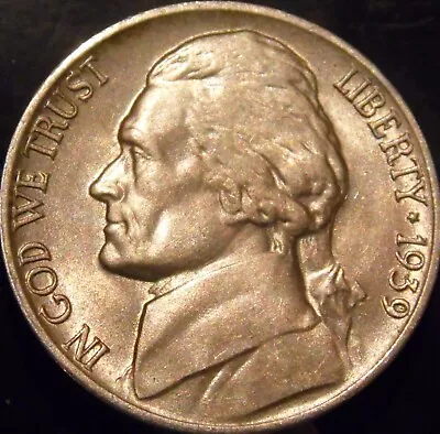 1939-D Jefferson Nickel Gem BU Uncirculated Wavy Steps • $49.99