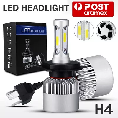 H4 9003 2000W 300000LM LED Headlight Kit Lamp Bulbs Globes High Low Beam Upgrade • $15.86