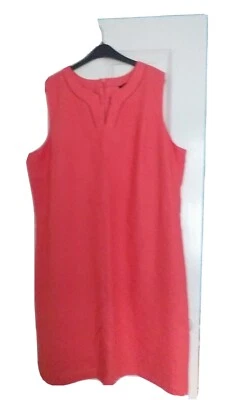 £5 • Buy Peacocks Linen Dress Size 18 Used