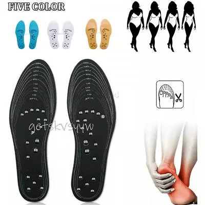 Magnetic Massage Shoe Insoles Acupressure Foot Therapy Reflexology Pain Relief • $4.99