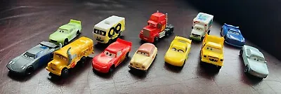 Disney Pixar Cars 3 Cake Toppers - 12  Figurines + A Book & A Playmat - New • £14.99