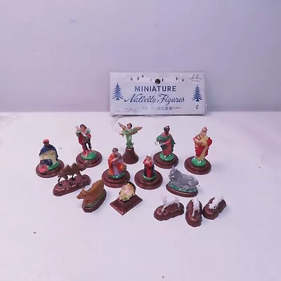 Vintage Shiny Brite Miniature Christmas Nativity Set • $18.99