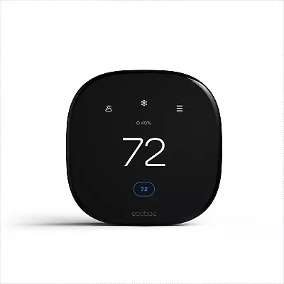 Ecobee Smart Programmable 6th Gen EB-STATE6L-01 Touch-Screen Thermostat - Black • $155