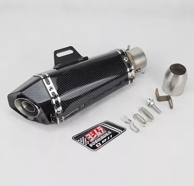 Yoshimura Carbon Exhaust Slip On Motorcycle Street Bike Muffler Universal Fit • $150