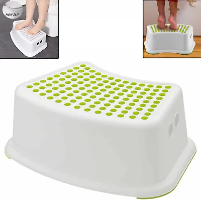£8.95 • Buy Plastic Step Stool Anti Non Slip Grip Kids Child Booster Toilet Potty Training