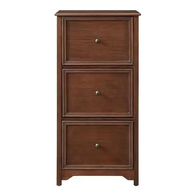 Home Decorators File Cabinet H 41.14  X W 20.5  X D 15.7  W/ 3 Drawers Walnut • $237.95