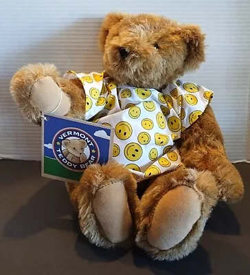 VTG Vermont Teddy Bear Honey Colored Hospital Get Well W/ Tag And Box Hand Made • $18