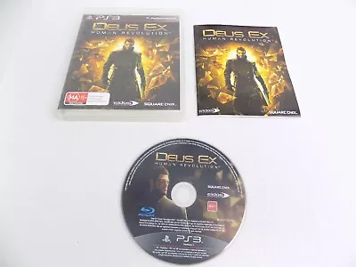 Mint Disc Playstation 3 Ps3 Deus Ex: Human Revolution Free Postage • $6.32