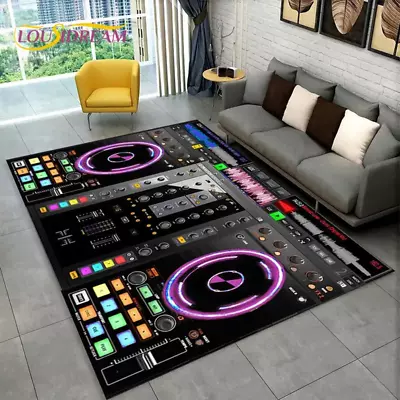 3D DJ Music Screen Keyboard Area RugCarpet Rug For Living Room Bedroom Sofa Doo • $30.79