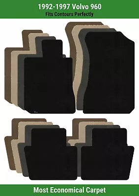 Lloyd Velourtex Front & Rear Row Carpet Mats For 1992-1997 Volvo 960  • $135.99