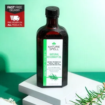 £14.98 • Buy Nature Spell Rosemary Oil For Hair Growth & Skin 150ml Natural Pure Vegan UK