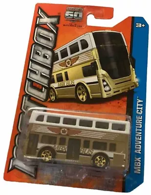 Matchbox 60th Anniversary MBX Adventure City Two-Story Bus 3/320 Tan • $2.99