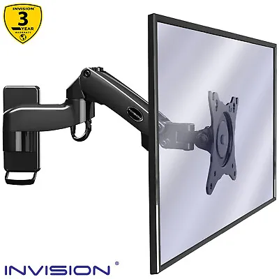 £19.99 • Buy Invision MX250 Monitor Wall Mount Bracket For PC TV Monitors 17–27” VESA 75/100