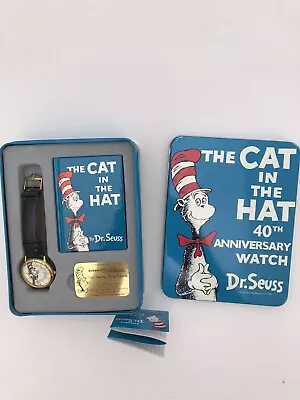 Dr. Seuss The Cat In The Hat 40th Anniversary Watch New In Box • $65.99
