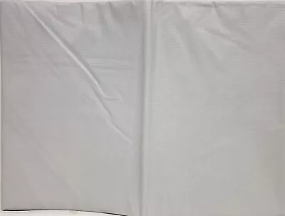 Peva Vinyl Flannel Back Tablecloth52 X70  Oblong GREY/SILVER COLOR 20BH • $12.99