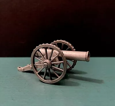 Fort Pewter Civil War Battle Cannon Field Artillery Diorama Miniature Figurine • $14.99