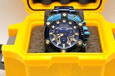 Invicta Coalition Forces Men's Stainless Steel Quartz Watch - Blue / Gold 27741  • $175