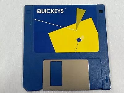 Vintage 1988 Quickeys For Apple Macintosh 3.5  Floppy Disk Software Computer • $14.99
