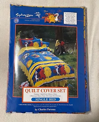 Sydney 2000 Olympics Merchandise Rare Doona COVER Set NEW IN PACK Single Bed • £25