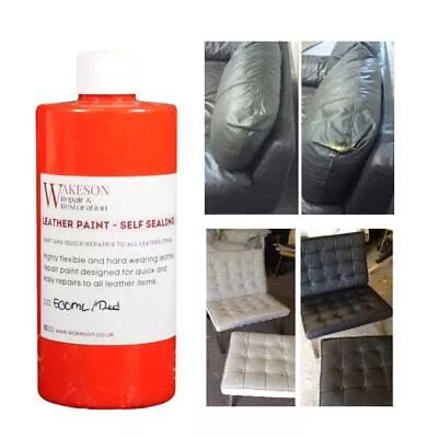 Leather Repair Paint Dye For Restoring Colour To Leather Sofa Car Seats Shoes • £34.99