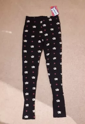 Cute David & Goliath Womens Yoga Activewear Leggings Skulls Stars Hearts Size XL • £5.99