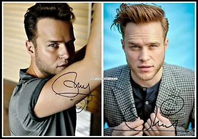 Olly Murs Autographed Cotton Canvas Image. Limited Edition (OM-4) • £9.59