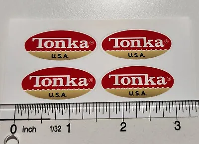 Tonka Vintage Oval Logo Sticker 1970 To 1973 Size 1.5 Inches. • $4.99