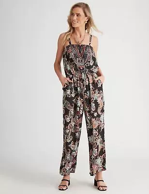 MILLERS - Womens Jumpsuit -  Placement Printed Jumpsuit With Heatseal • $14.76