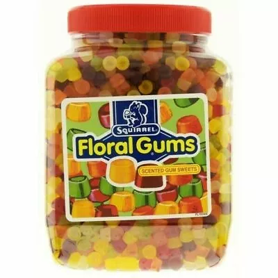 £25.99 • Buy Squirrel Floral Gums Full Jar 2.25kg FREE DELIVERY 🚚