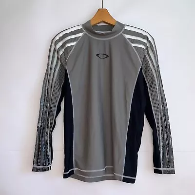 OAKLEY LONG SLEEBE RASH GUARD VINTAGE COMPRESSION TOP Sz XL MEN • $90