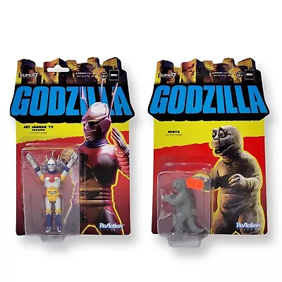 Godzilla Toho ReAction Figures Wave 3 - Minya & Jet Jaguar '73 Soaring Exclusive • $33