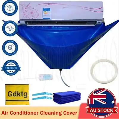 Waterproof Wash Cover Air Conditioner Cleaning Bags Wall Mounted Protectors Kits • $23.99