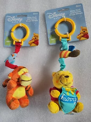 £9.50 • Buy Winnie The Pooh And Tigger Baby Activity Toy Rattle Playgro Gift Set