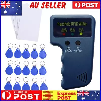 Handheld 125KHz RFID Copier ID Reader Writer Programmer Card Duplicator • $13.69